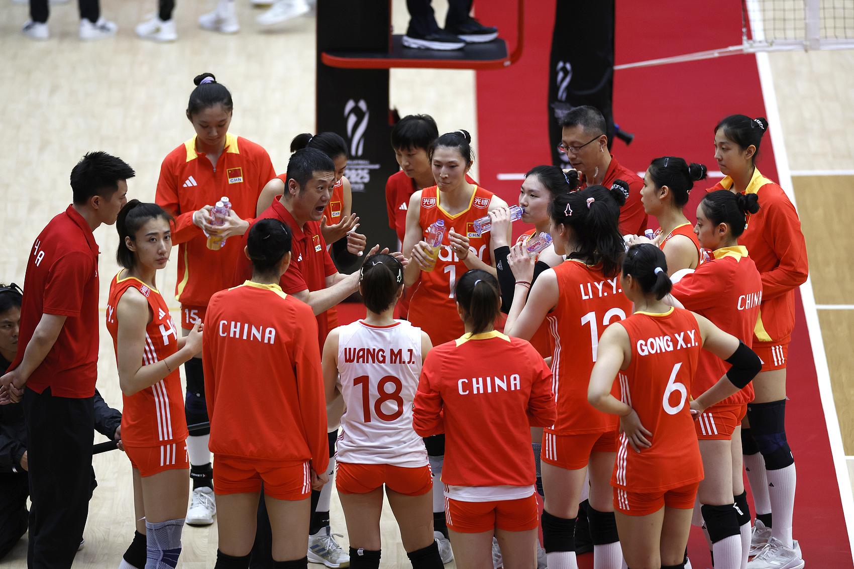 应对不太熟, 对中国女排, entit 应对不太熟, 对中国女排, entit