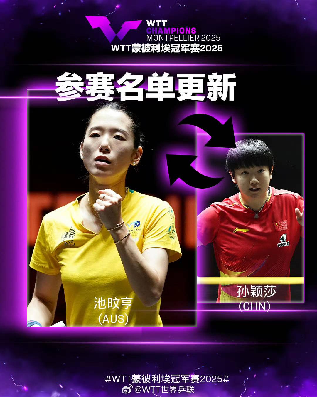 调整, 林诗栋名额, 乒五主力退 调整, 林诗栋名额, 乒五主力退